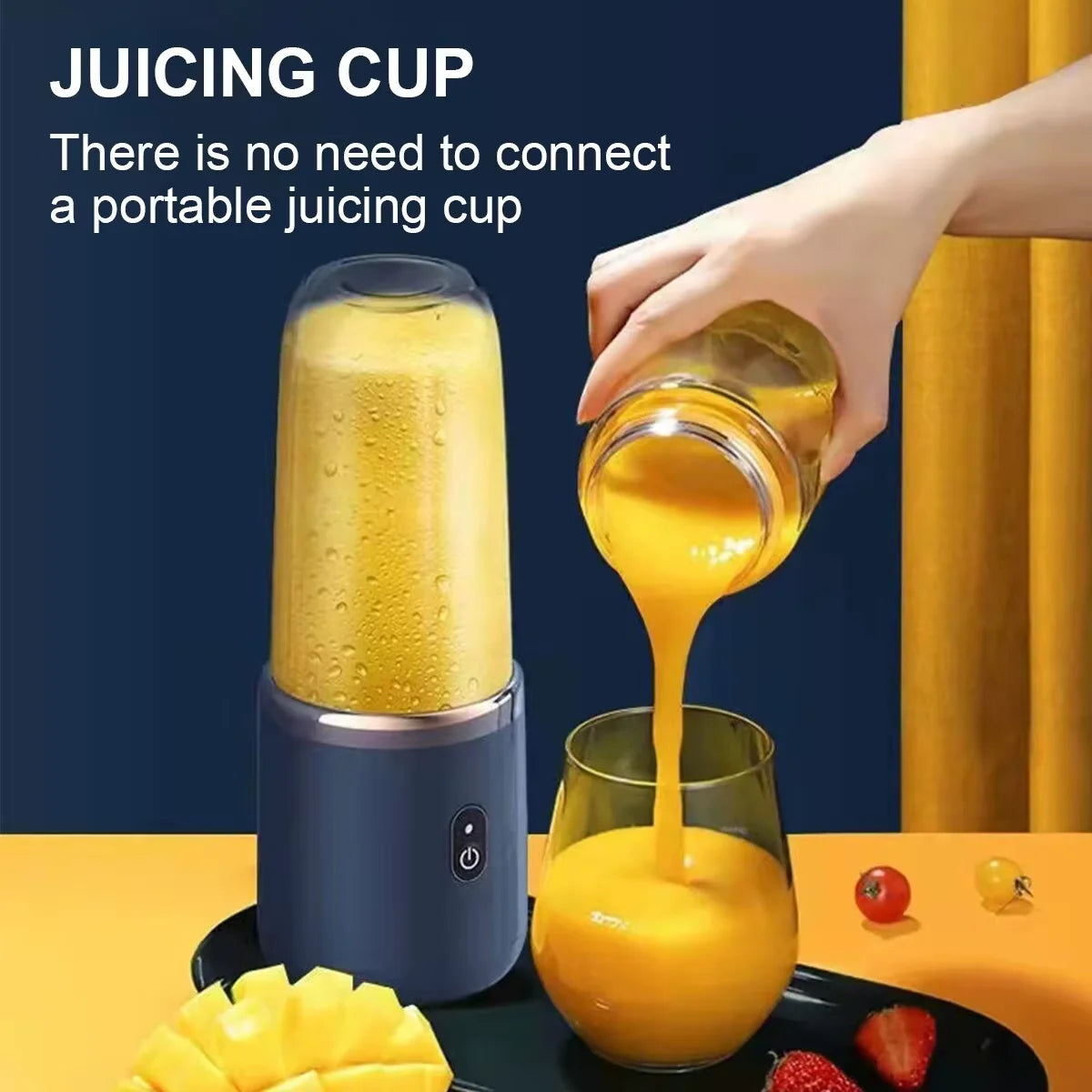 Portable Smoothie Blender – Make Fresh Juice Anywhere in 30 Seconds